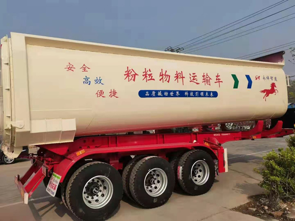 后翻自卸半挂车