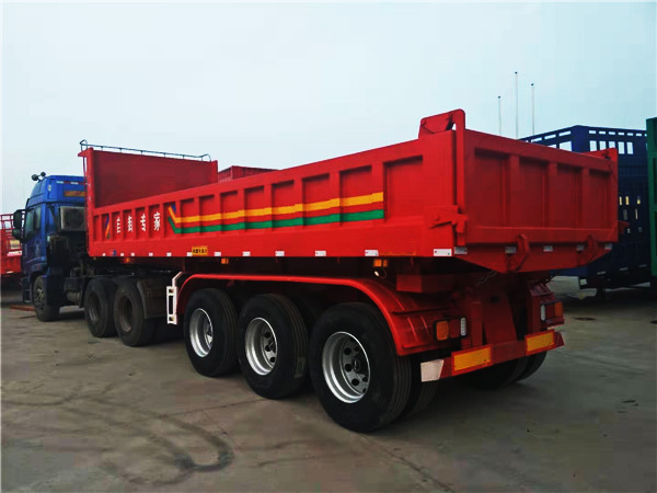 标准后翻自卸半挂车