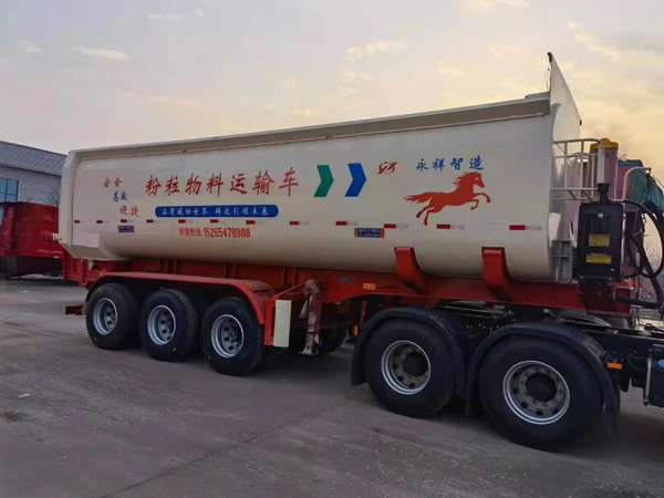 罐式后翻自卸半挂车