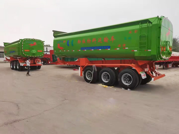 罐式后翻自卸半挂车